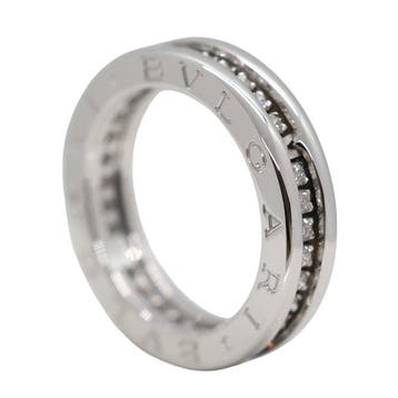 Bvlgari - Bague - B.zero 1 - 18 carats Or blanc - diamants, Bijoux, Sacs & Beauté, Bagues