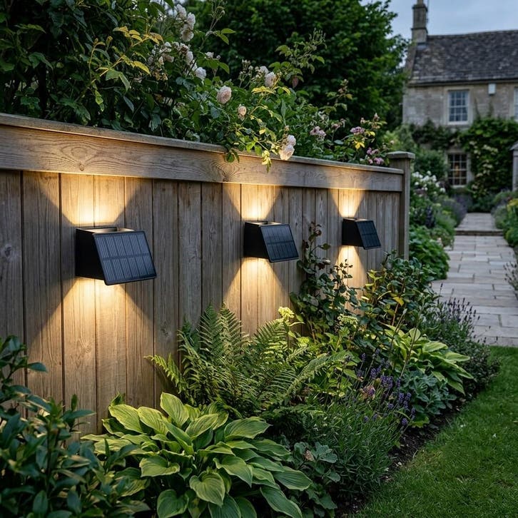 Buitenverlichting zonne-energie 3x Mitch Solar Up en Down Mu, Tuin en Terras, Buitenverlichting, Verzenden