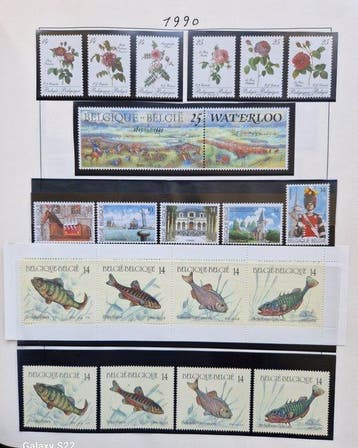 België 1960/1990 - Hoog nominaal inclusief blokken +