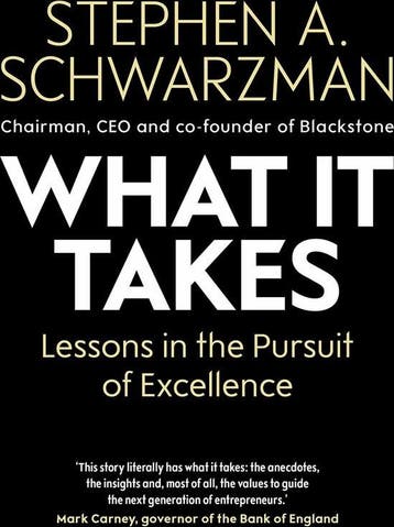 What it Takes 9781471189555 Stephen A. Schwarzman, Verzenden, Zo goed als nieuw, Stephen A. Schwarzman
