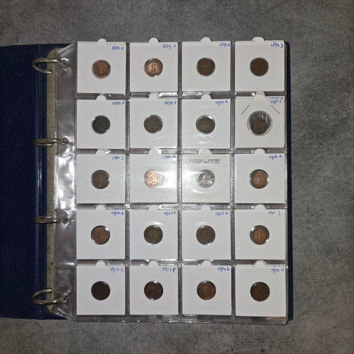 Duitsland - Duitse Rijk. Album met 175 verschillende munten, Timbres & Monnaies, Monnaies | Europe | Monnaies non-euro