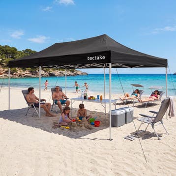 Opvouwbare paviljoen Viola 3x6 m, aluminium, 3 zijpanelen, Tuin en Terras, Verzenden, Nieuw