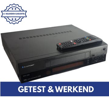 Blaupunkt RTV240EC | Videorecorder | VHS Speler | Videospele, Audio, Tv en Foto, Videospelers, Verzenden, Gebruikt, VHS-speler of -recorder
