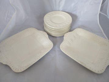 Wedgwood - Dessertservies (14) - Wellwsley - Keramiek,