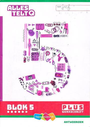 Alles Telt Q Antwoorden Werkschrift Plus blok 5 groep 5, Verzenden