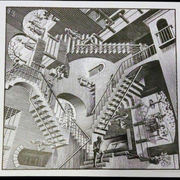 M.C. Escher (1898-1972) - Relatività