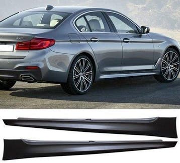 M Pakket Sideskirts BMW 5 Serie G30 G31 B0491, Nieuw, Links, BMW