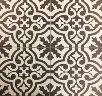 Vloertegel Cifre Cemento Decortegel Venice Black Zwart 45x45, Doe-het-zelf en Bouw, 40 tot 60 cm, 40 tot 60 cm, Keramiek, Nieuw