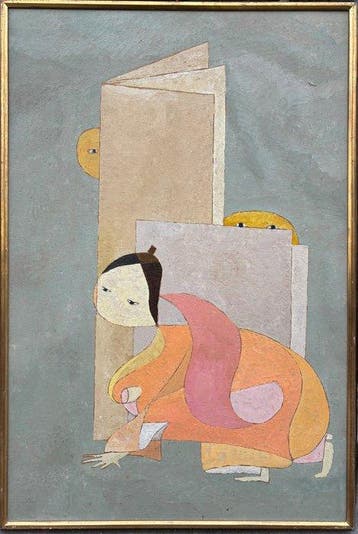 Denise Mannoni (1918-2003) - Cache-Cache (vendu sans prix de