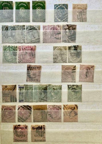 Britse Gemenebest 1857/1947 - Ceylon kleine maar fijne, Gestempeld