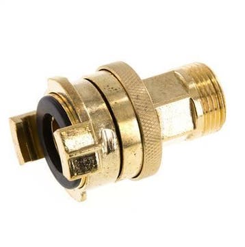 3/4'' Buitendraad Veiligheid Messing GEKA Tuinslangkoppeling, Verzenden, Nieuw