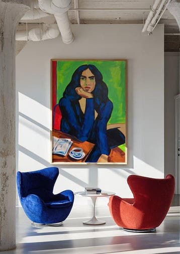 E. García - Retrato interior XL (no reserve)