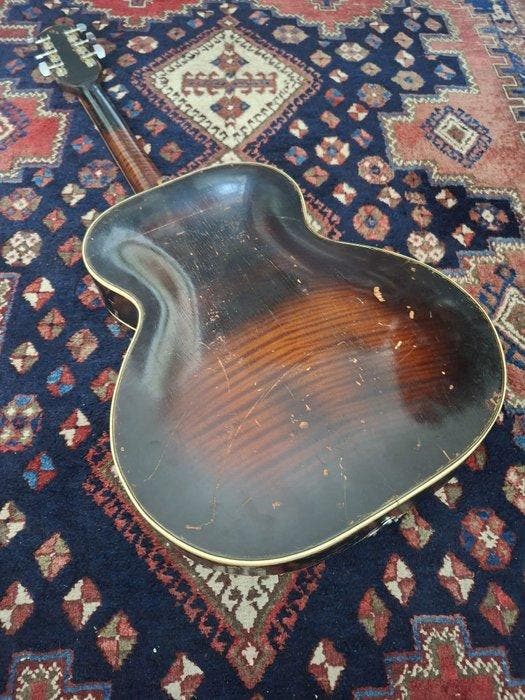Rodebald Hoyer - Relic Archtop Jazz Guitar - - Akoestische, Musique & Instruments, Instruments à corde | Guitares | Acoustiques