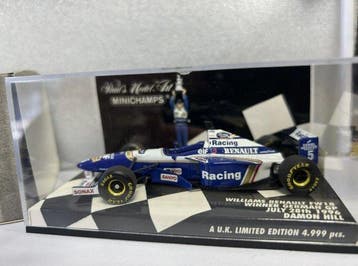 Minichamps 1:43 - Modelauto - Damon Hill Williams Renault, Nieuw