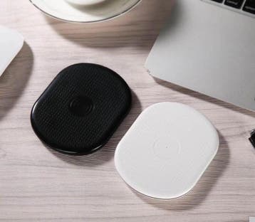 Draadloze oplader opladen pad draadloos lader wireless ZWART, Verzenden, Nieuw