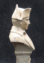 sculptuur, Buste van Napoleon Bonaparte - 19 cm - Spelter -, Antiquités & Art