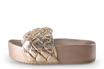 Colors of California Slippers in maat 37 Goud, Kleding | Dames, Schoenen, Slippers, Overige kleuren, Verzenden, Zo goed als nieuw