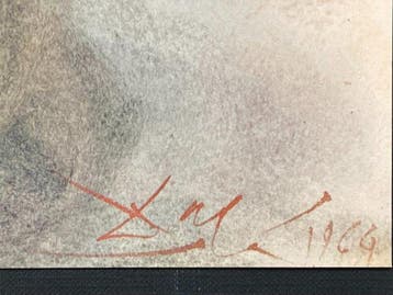 Salvador Dali (1904-1989) - Beati Pauperes ... Beati Mites, Antiquités & Art