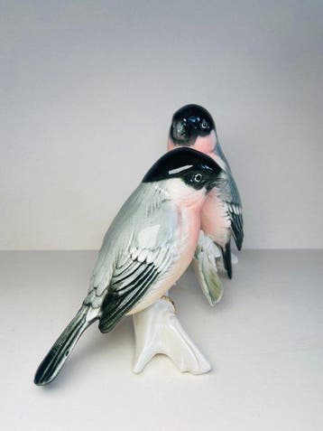 Karl Ens, Volkstedt - Figurine - Bullfinches - Porcelaine, Antiquités & Art