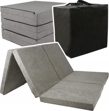 Matras Camper Opvouwbaar | Hoge Kwaliteit | Beste Prijs, Overige materialen, Verstelbaar, Overige kleuren, Twijfelaar