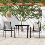 vidaXL 3-delige Tuinset zwart, Verzenden, Nieuw, Tuinset