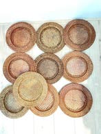 Flamant - Onderzetter (10) - Rattan, Bamboe - Set van 10