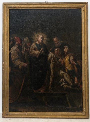 Italiaanse school (XVII) - Cristo guarisce un indemoniato