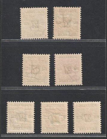 Denemarken 1918 - Denemarken 84-96 X ** watermerk kroon 17, Gestempeld