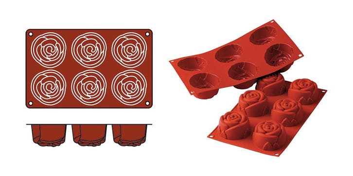Bakmat | Rose Silikomart, Zakelijke goederen, Horeca | Keukenapparatuur, Nieuw in verpakking, Verzenden