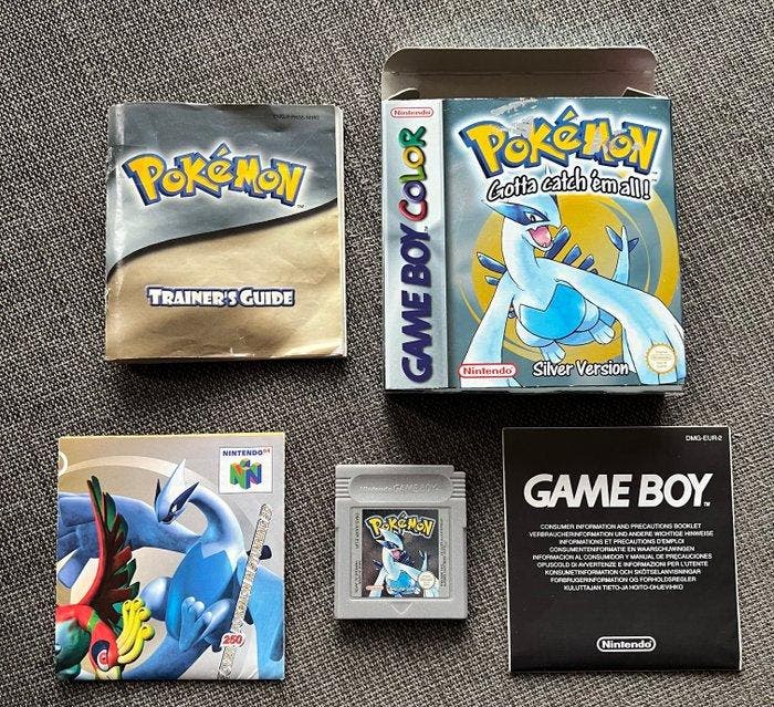 Nintendo - Gameboy Color - Pokémon Silver Version (EUR) -, Games en Spelcomputers, Spelcomputers | Overige Accessoires