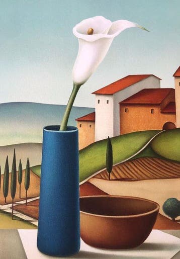 Roberto Masi (1940-2011) - Vaso con Calla