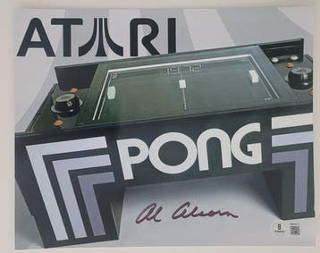 Atari - Rare Autograph From Allan Alcorn Creator of Pong