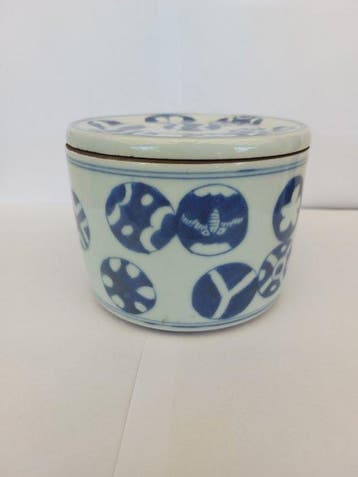 Boîte - Porcelaine - marque KANGXI 19e