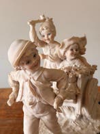 Capodimonte - Bruno Merli - Beeld, Enfants à la charrette -