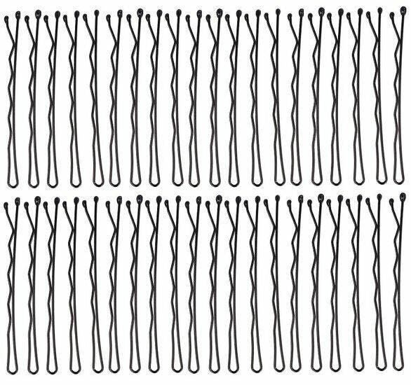 Haarspeld Schuifspeldjes 6cm - Basic - Zwart - Set van 40, Handtassen en Accessoires, Uiterlijk | Haarverzorging