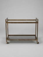 Bureau - Laiton, Verre, Métal - Brentwood Bar Cart