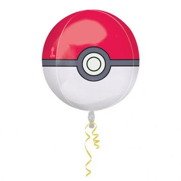 Pokemon Helium Ballon Pokeball 40cm leeg, Verzenden