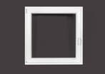 PVC raam draaikiep b100xh100 cm Wit, Gevelraam of Ruit, 80 tot 120 cm, 80 tot 120 cm, Nieuw