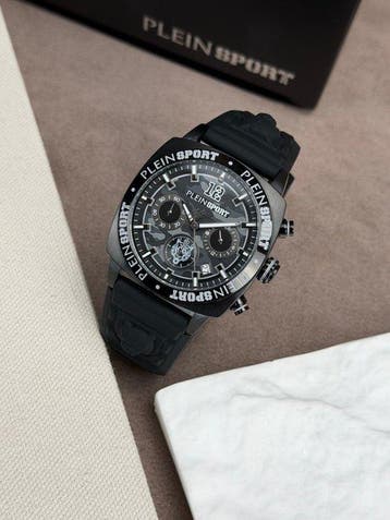 Plein Sport - Wildcat Chronograph Date Black - Zonder, Nieuw
