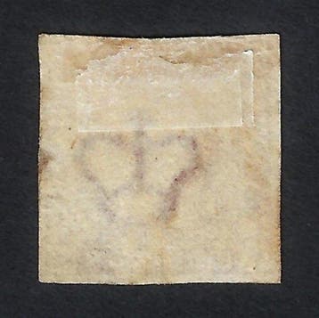 Denemarken 1851/54 - Wapen 4 RBS Brown - Certificaat, Gestempeld