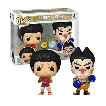 Funko Pop  One Piece  Luffy & Foxy 2Pack SE  CHASE, Verzenden