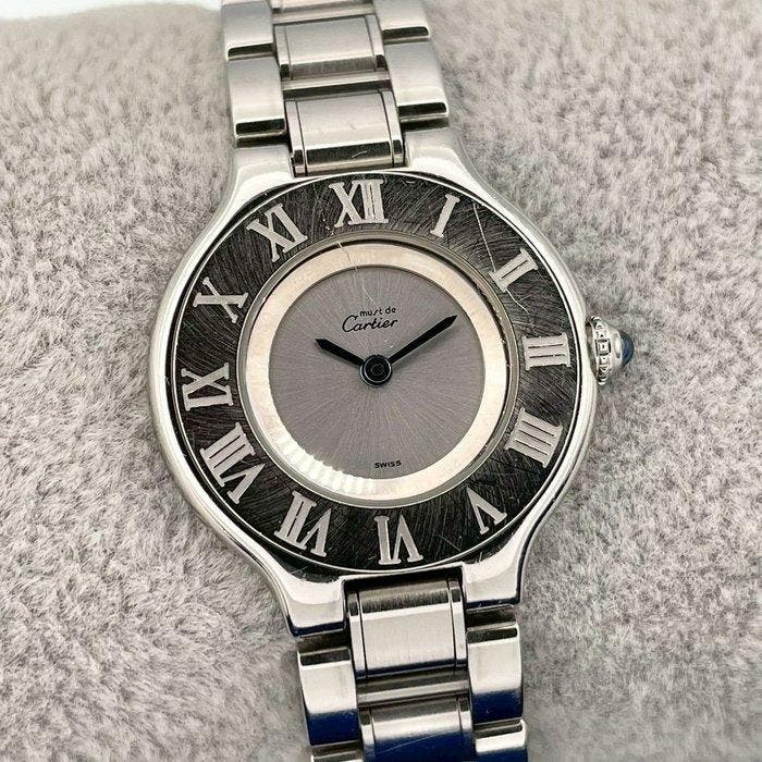Cartier - Must de Cartier 21 - Sans prix de réserve -, Handtassen en Accessoires, Horloges | Heren