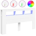 Hoofdeinde LED 180cm | Tweede kansje | OP = OP, Huis en Inrichting, Slaapkamer | Bedden, Gebruikt, Verzenden, Wit, Tweepersoons
