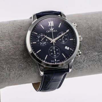 Optima - Swiss Chronograph - OSC450-SL-9 - Zonder, Handtassen en Accessoires, Nieuw
