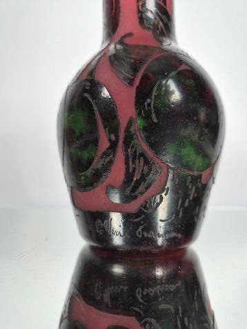 Le Verre Français - Charles Schneider (Attr.) - Vaas - Pâte, Antiquités & Art