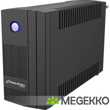 PowerWalker Basic VI 650 SB UPS 650 VA 2 AC-uitgang(en), Computers en Software, Verzenden, Nieuw
