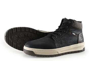 Rieker Veterboots in maat 43 Zwart, Verzenden, Zwart, Boots, Zo goed als nieuw