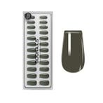 Doonails - Soft Gel Press Ons - Khaki Short Coffin, Verzenden, Nieuw