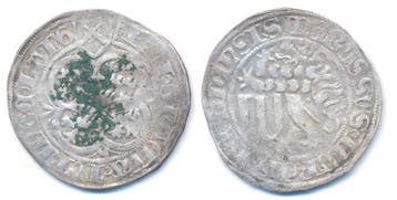 Schwertgroschen o J Colditz Sachsen: Friedrich Ii, 1428-1464, Verzenden