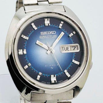 Seiko - 5 Actus Automatic Gradient Blue Dial - 21 Jewels -